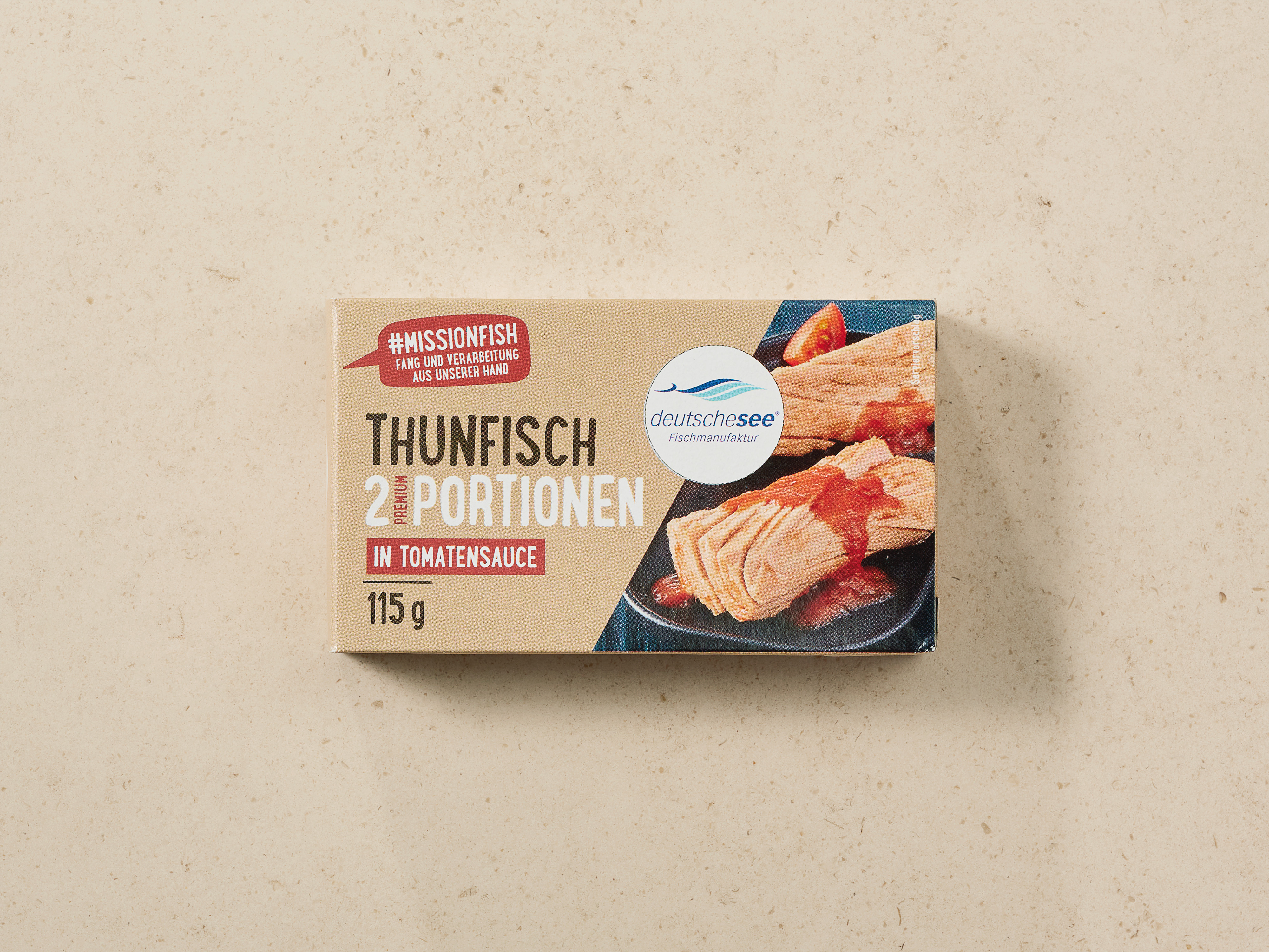 Deutsche See »Thunfisch-Filet in Tomatensauce« · 115g
