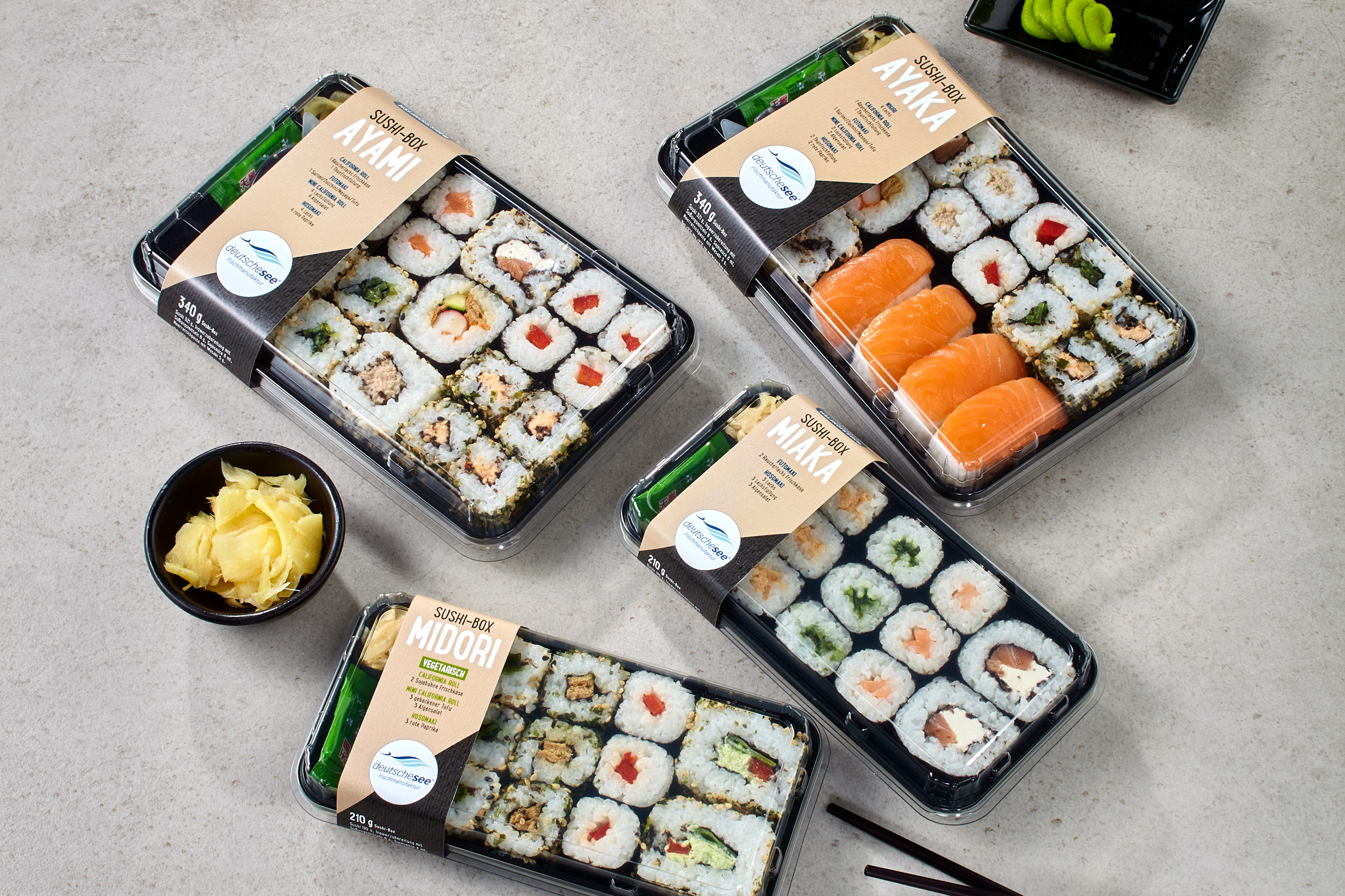 Vegetarisch Sushi-Box MIDORI