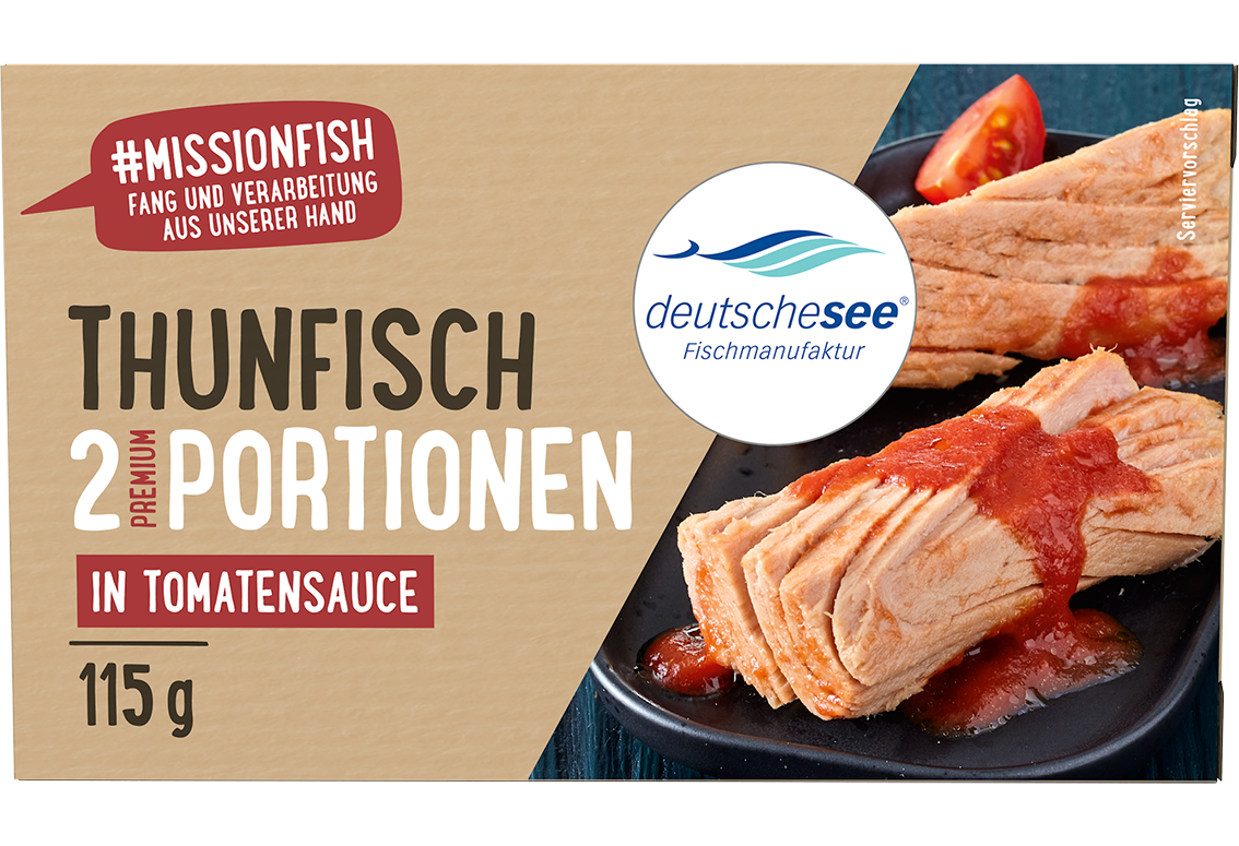 Thunfisch-Filet in Tomatensauce