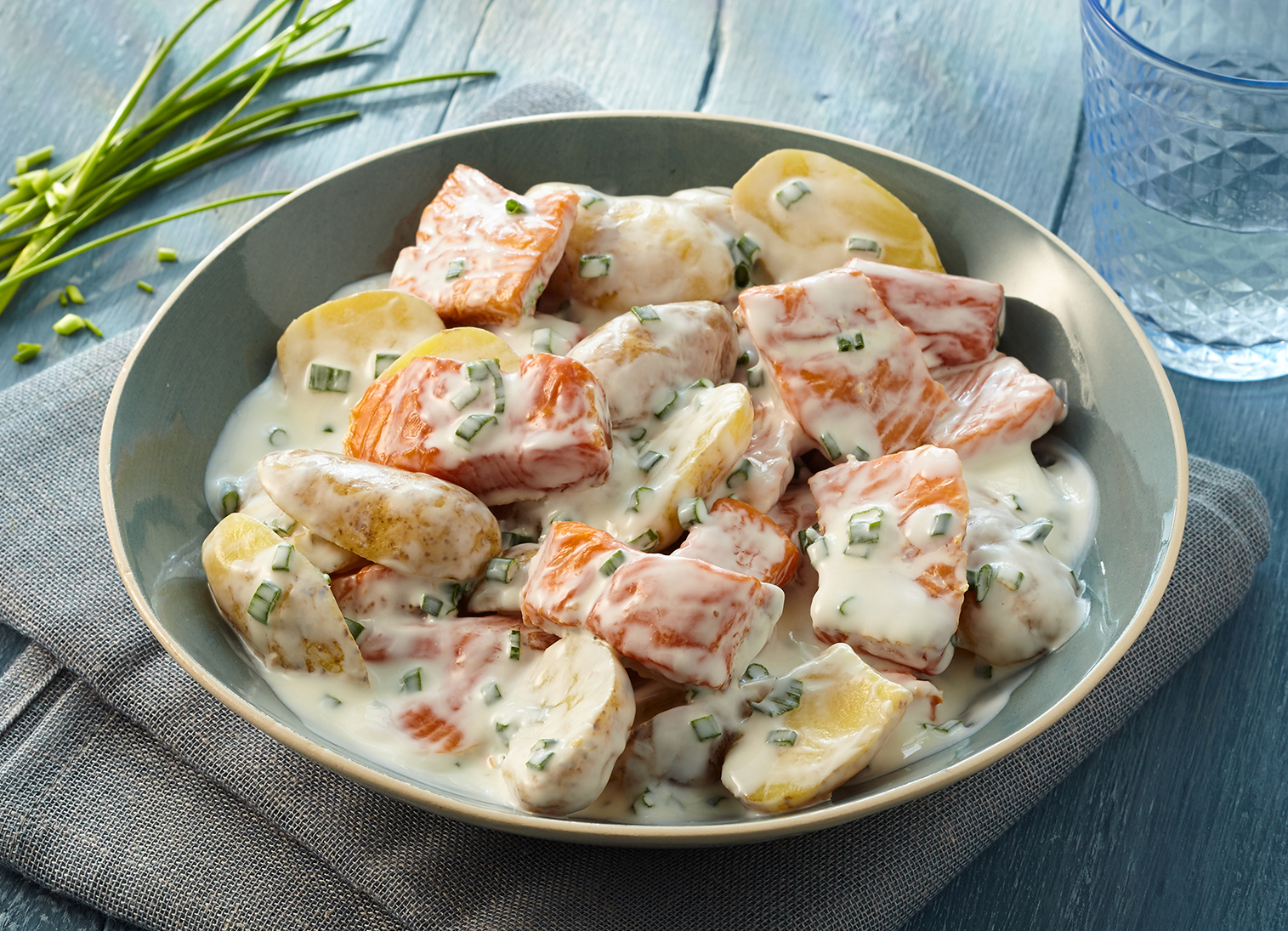 Stremellachs-Kartoffel-Salat Stremellachs-Kartoffel-Salat