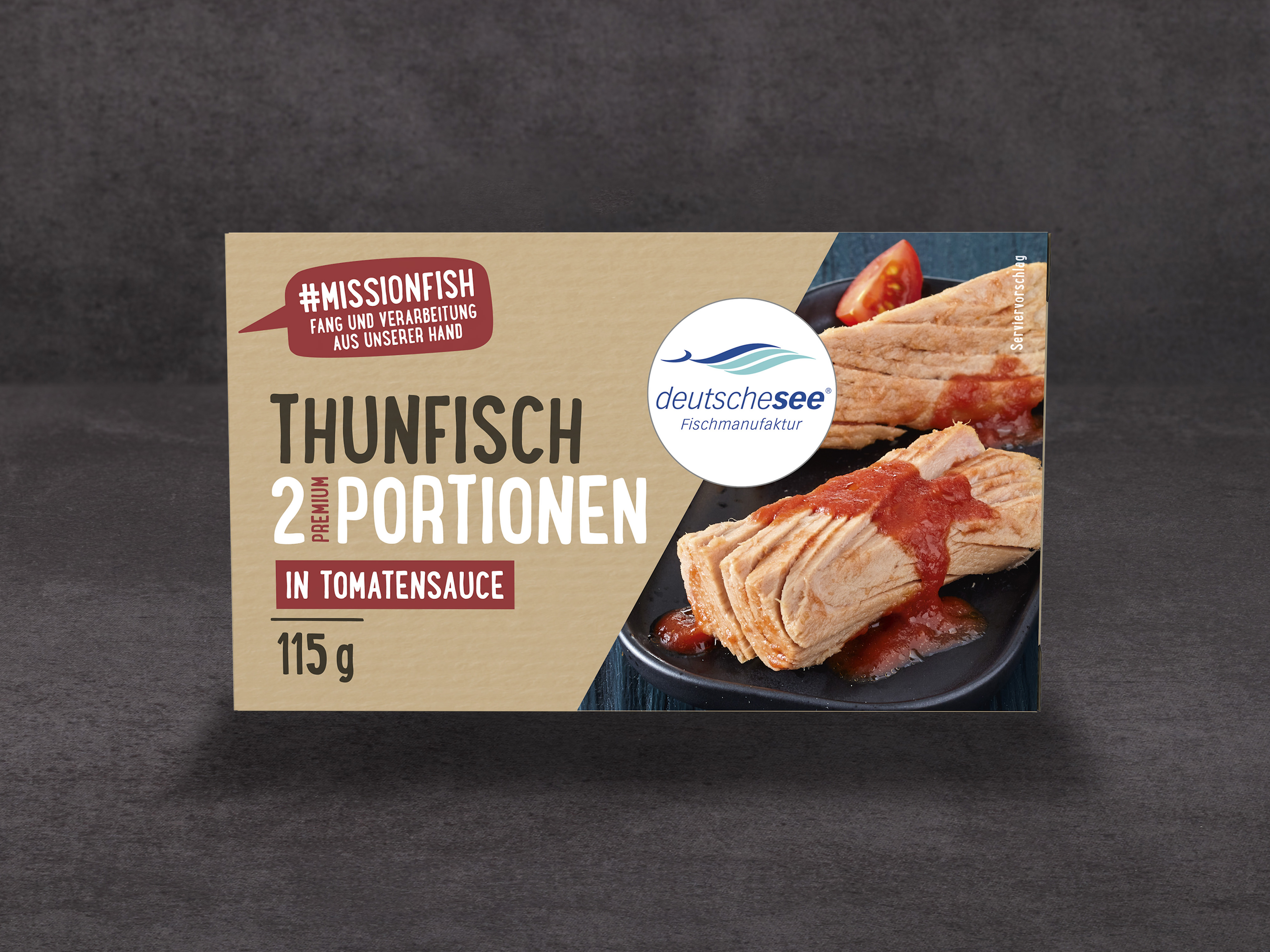 Deutsche See »Thunfisch Premium Portionen in Tomatensauce« · 115 g