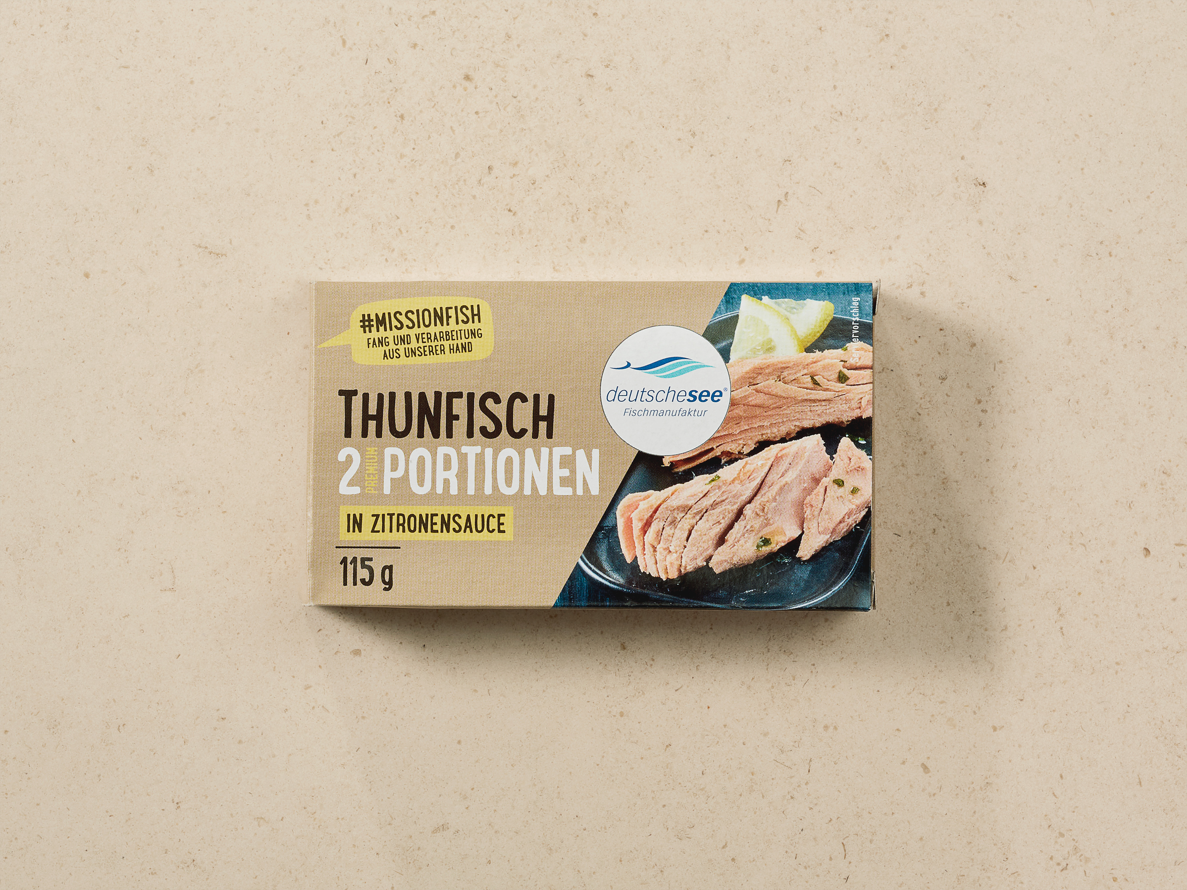 Deutsche See »Thunfisch-Filet in Zitronensauce« · 115g 