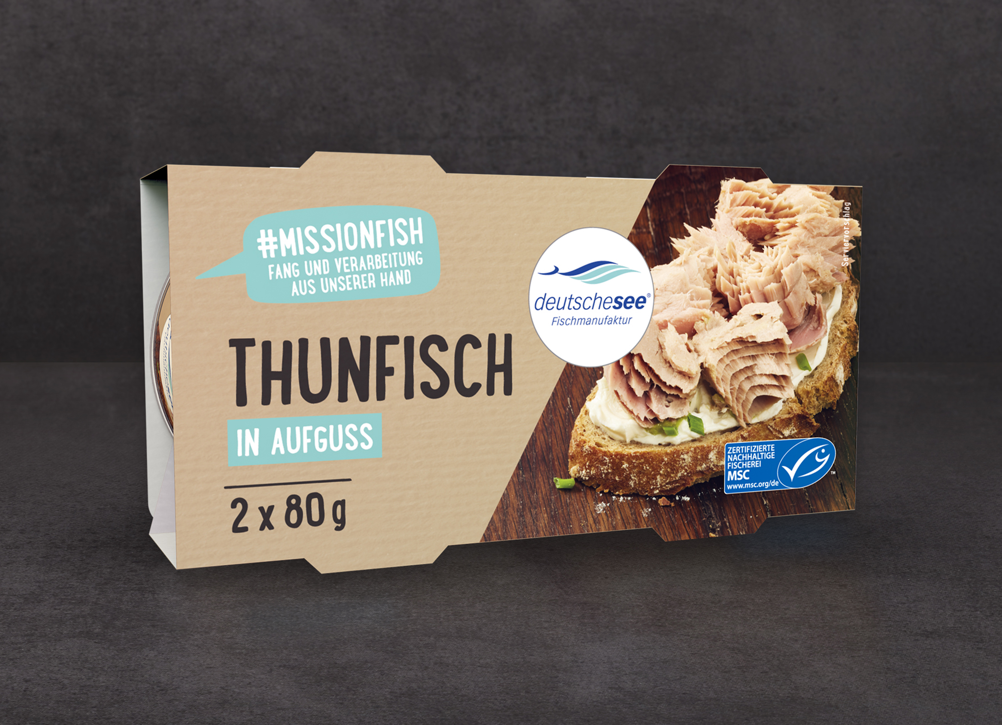Deutsche See »Thunfisch in Aufguss« · 2x 80 g