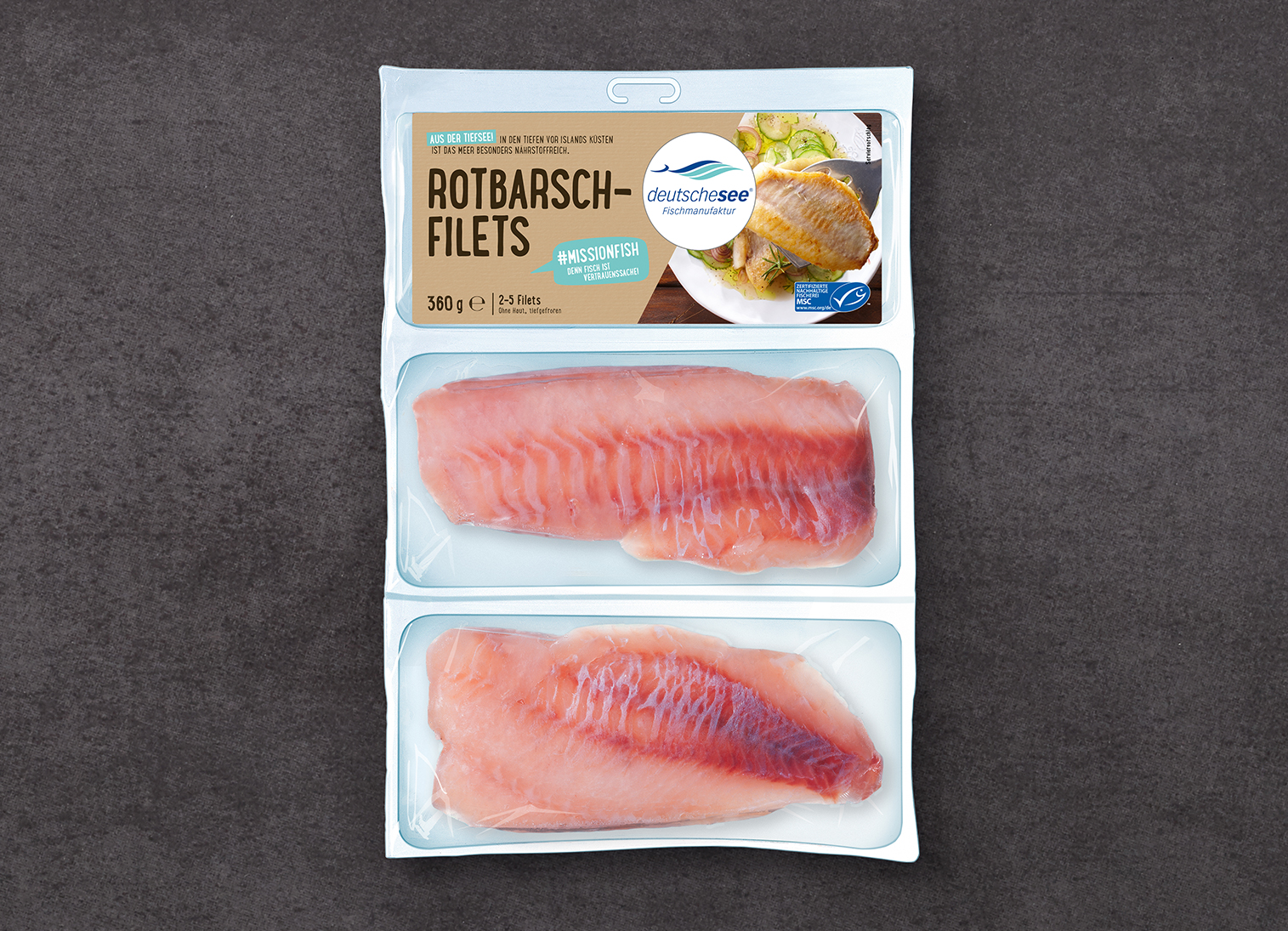 Rotbarsch-Filets