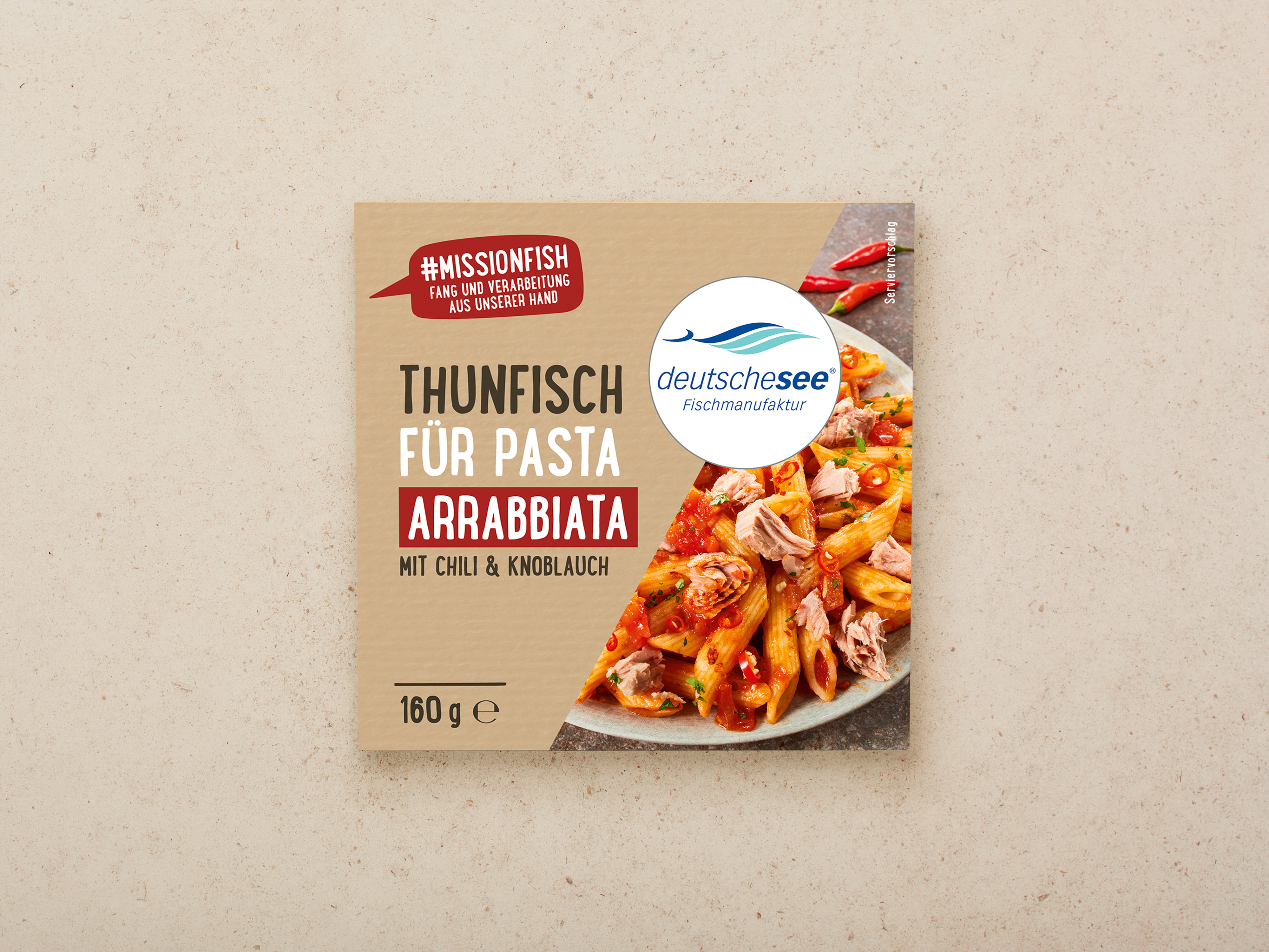 Deutsche See »Thunfisch für Pasta Arrabbiata«