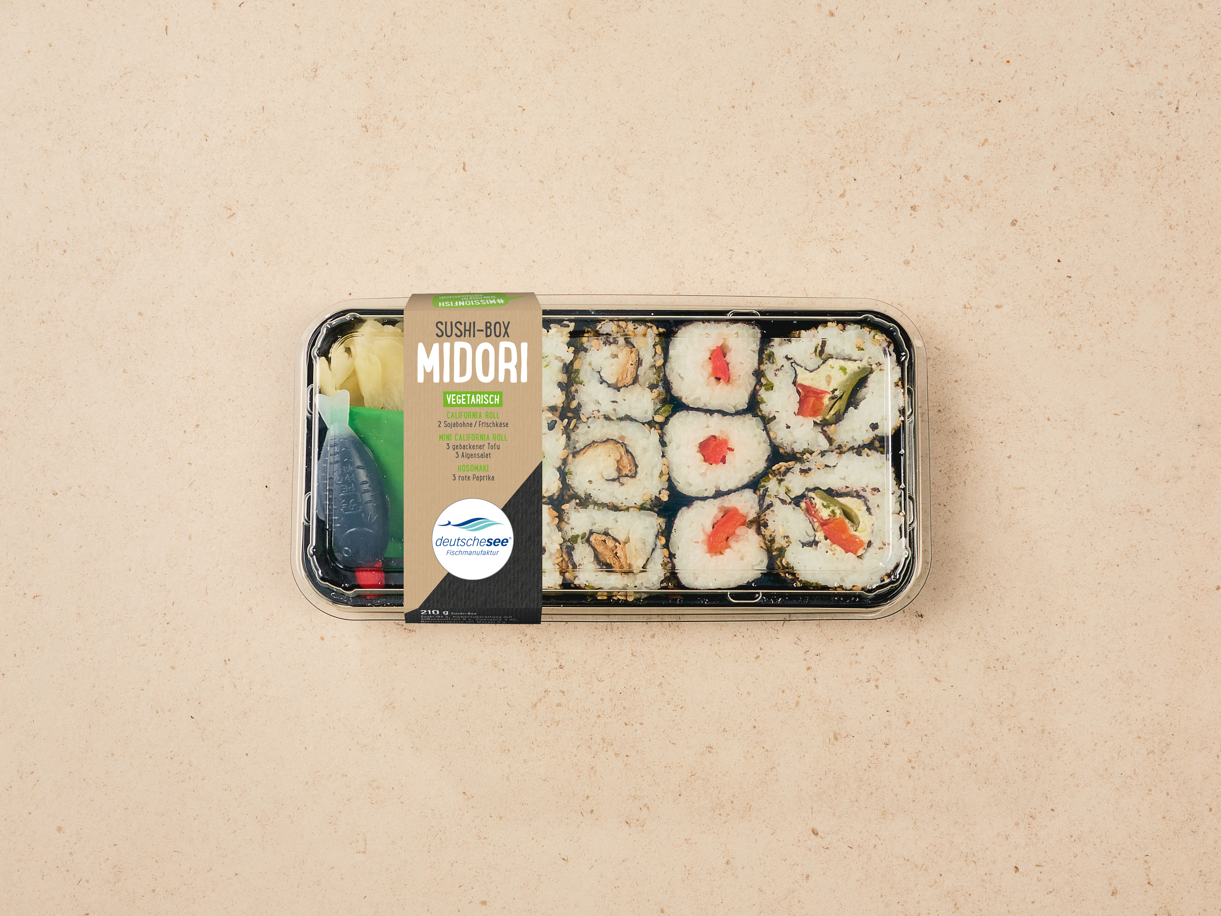 Vegetarisch Sushi-Box MIDORI