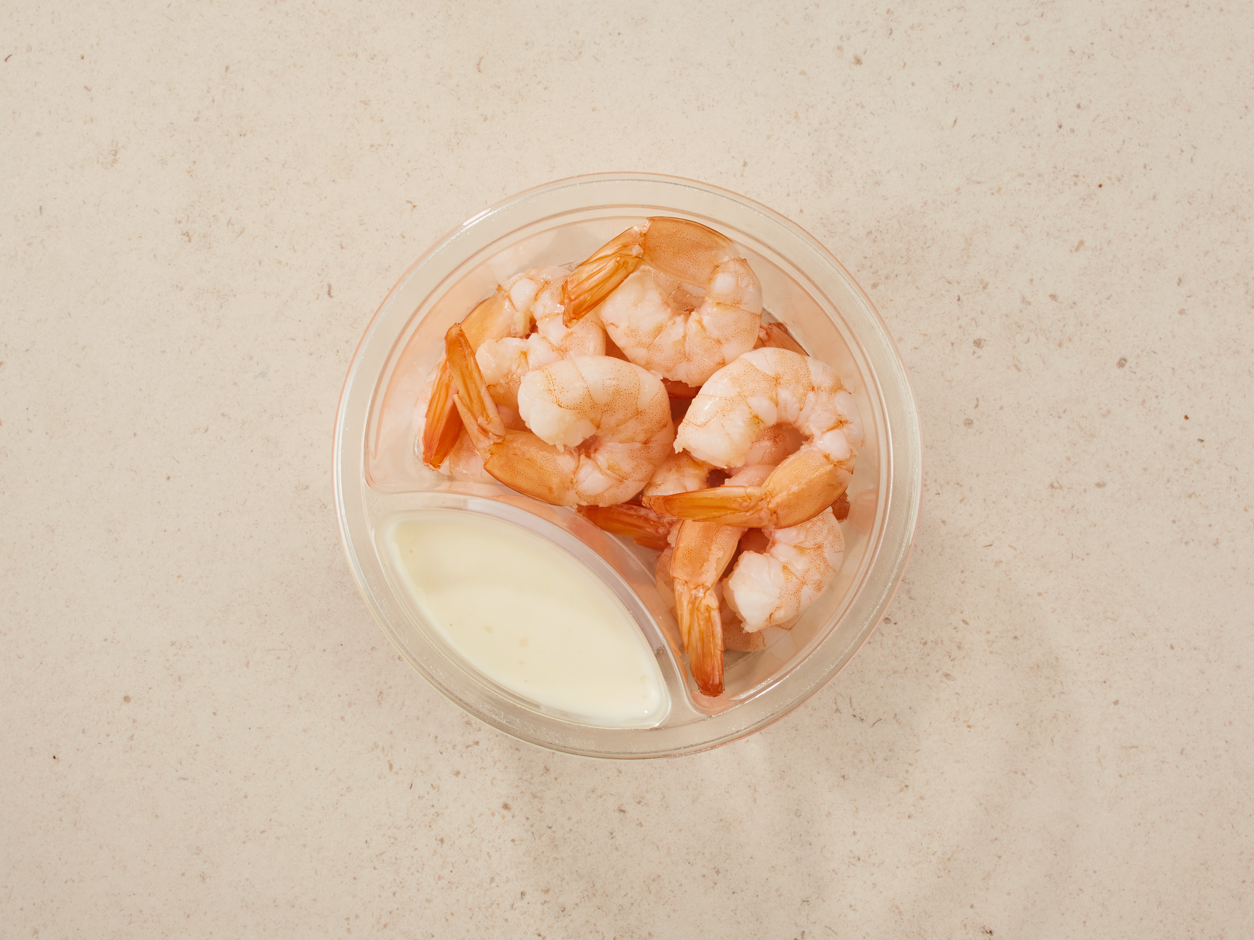 Tapas »Party Shrimps mit Aioli-Dip«