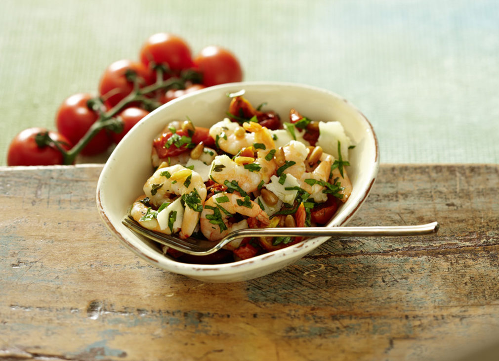 Garnelensalat »Pesto Genovese« Garnelensalat »Pesto Genovese«