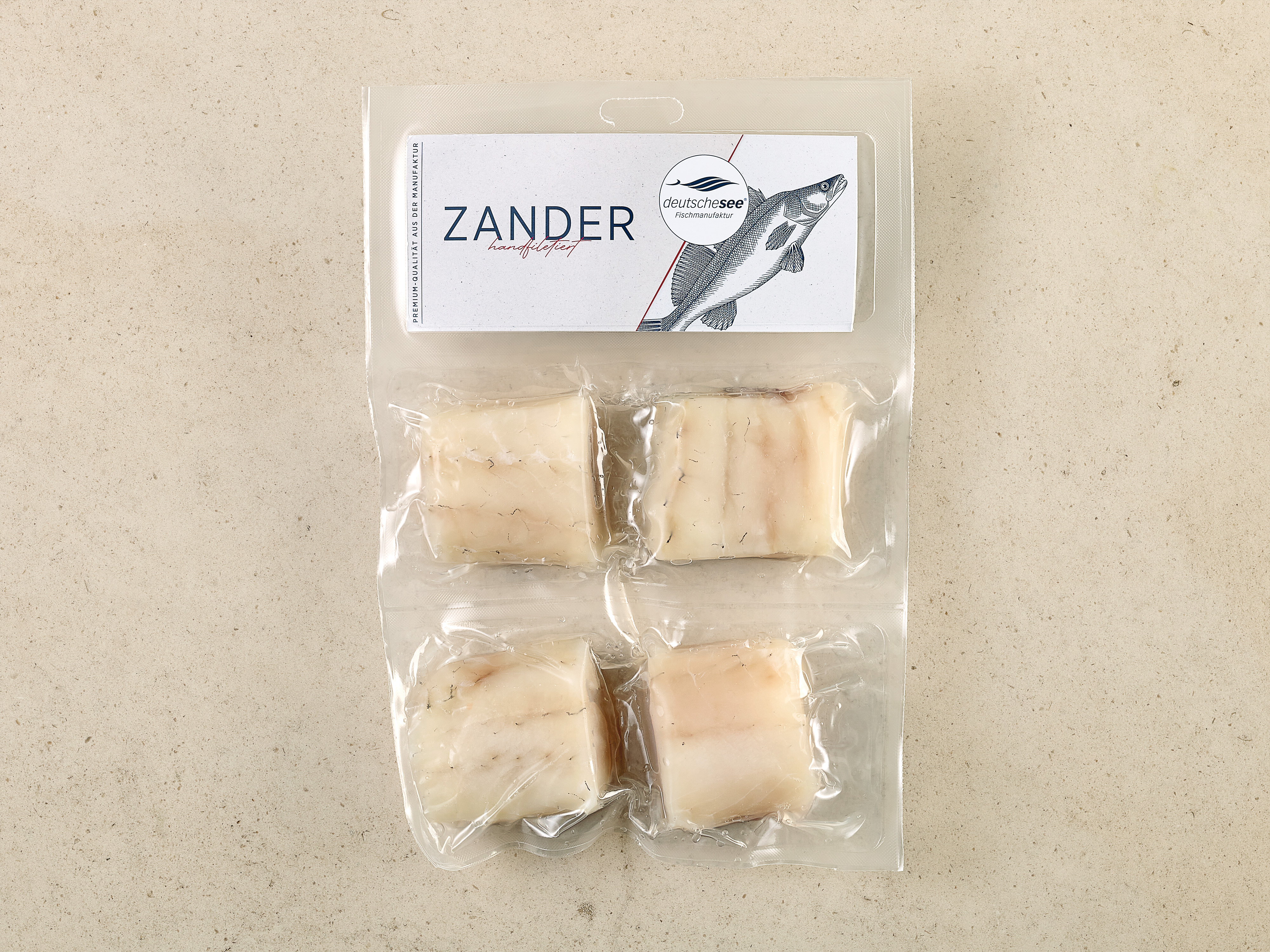 Zander · Handfiletierte Portionen · TK 