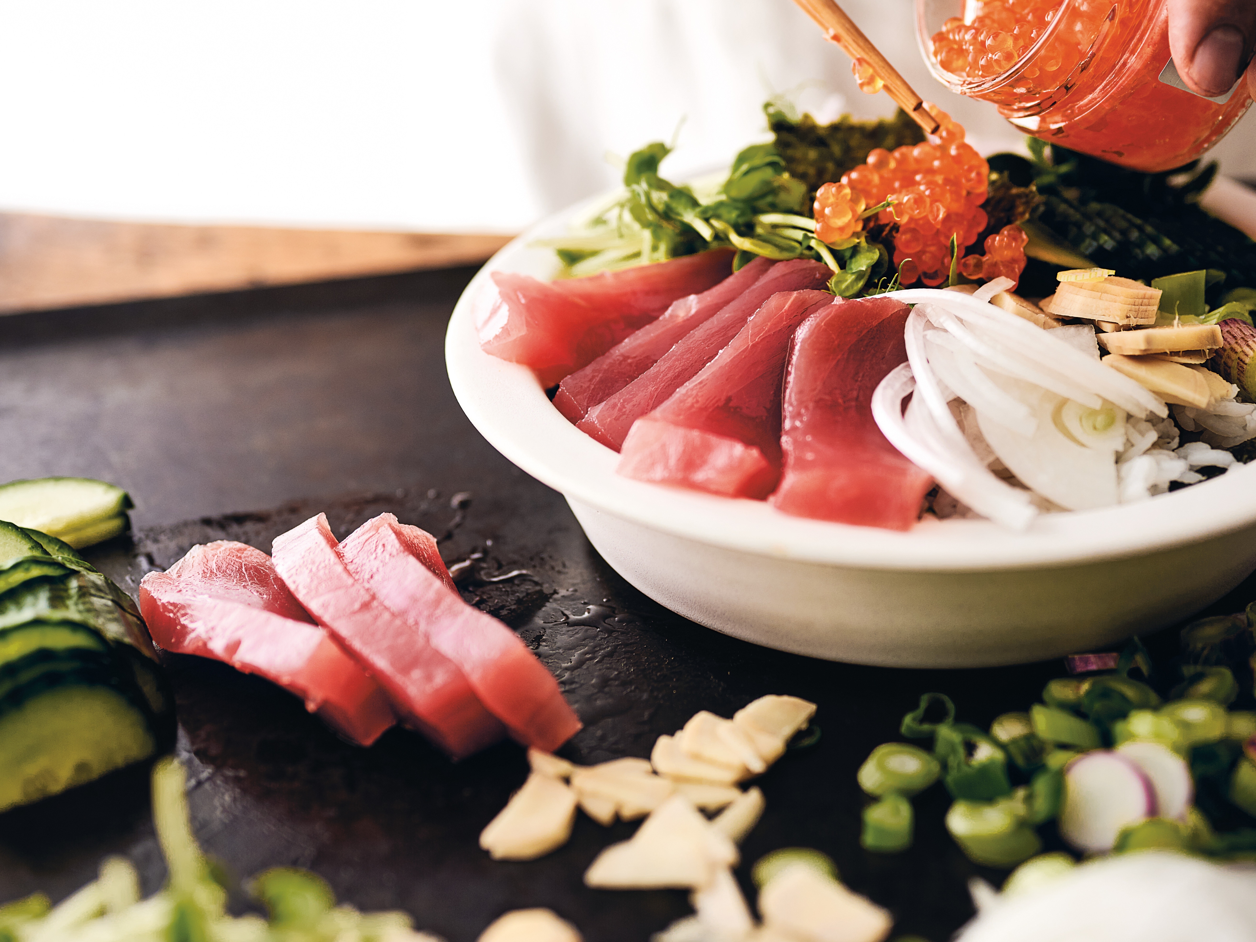 Fisch in Sashimi-Qualität