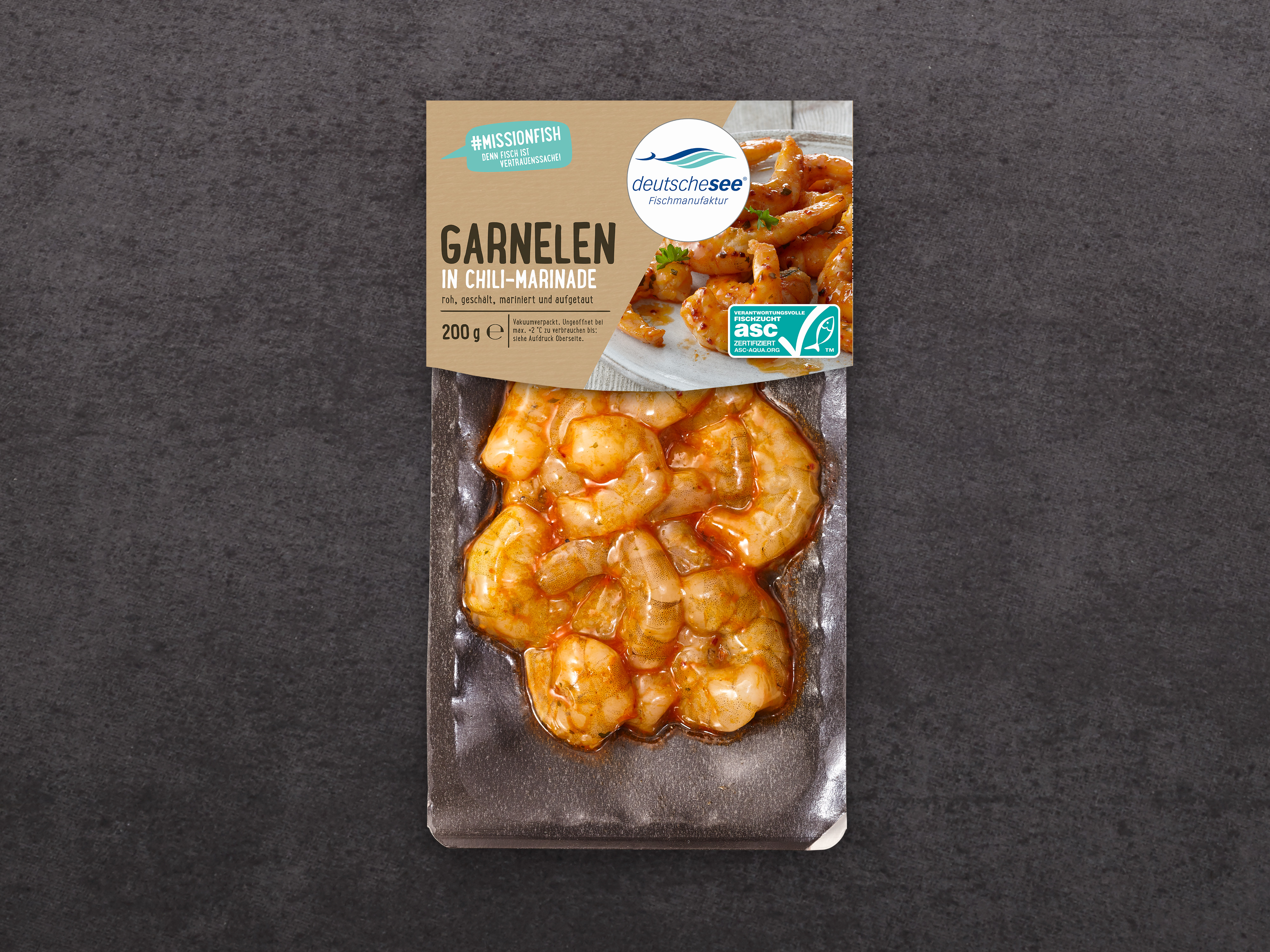 Garnelen in Chili-Marinade