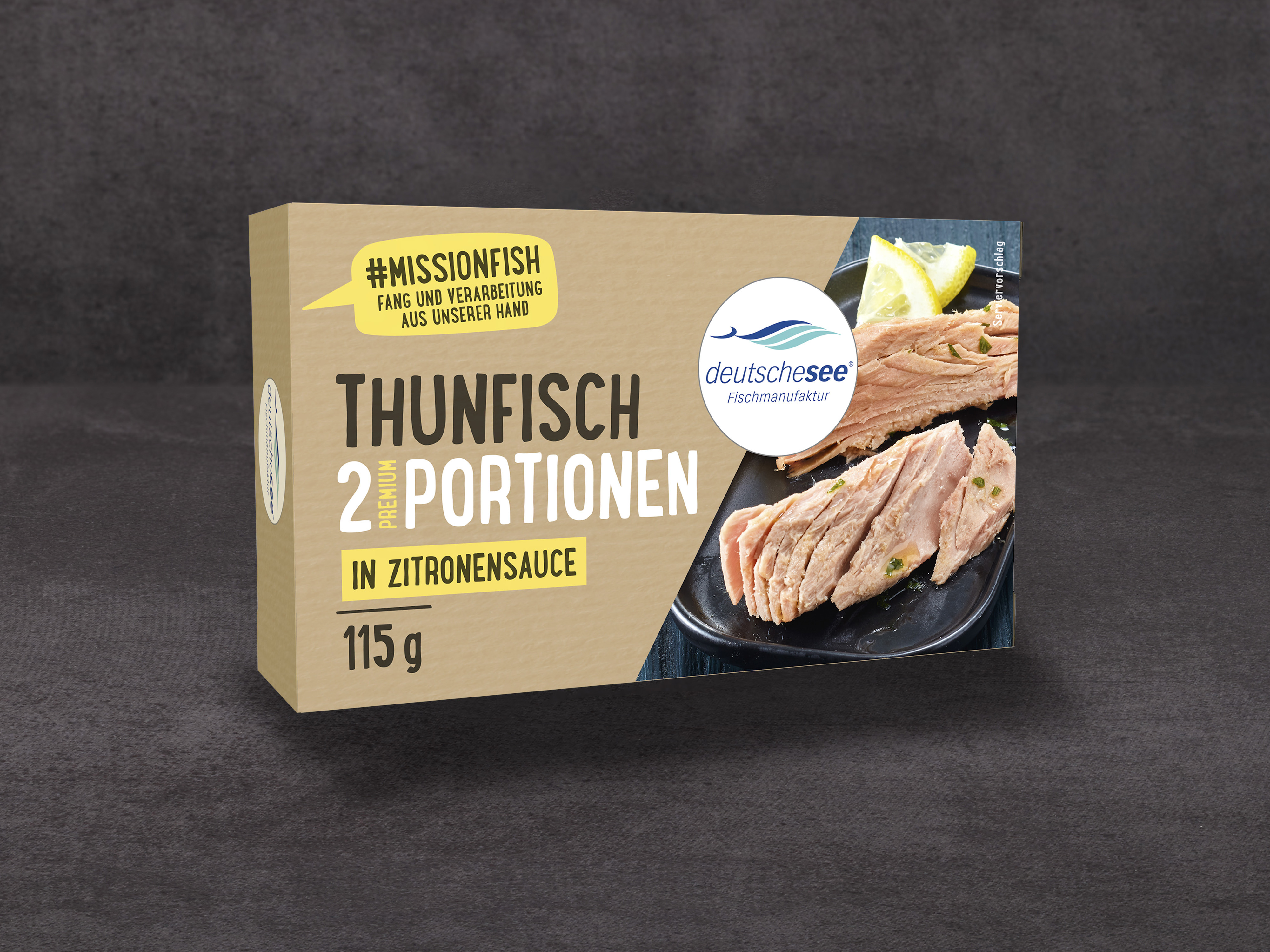 Deutsche See »Thunfisch Premium Portionen in Zitronensauce« · 115g 