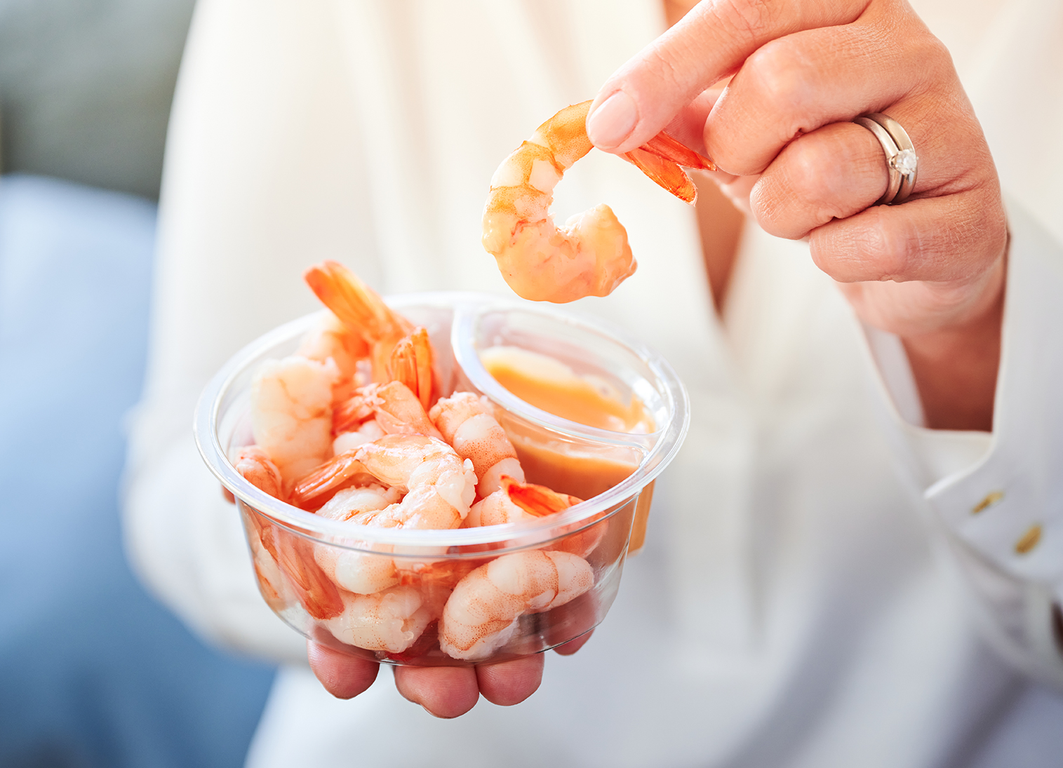 Tapas »Party Shrimps mit Cocktail-Dip«