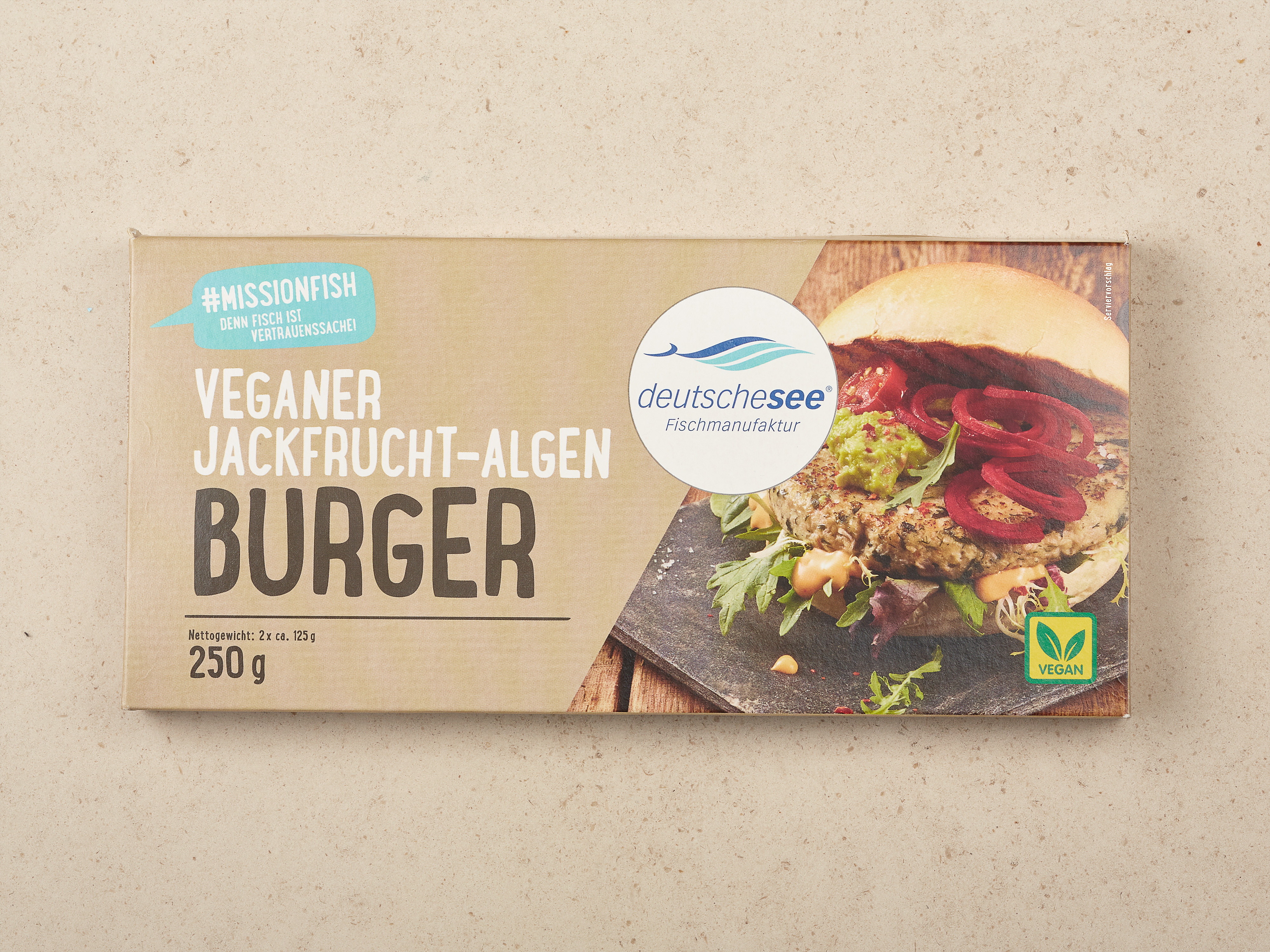 Jackfruit-Algen Burger »Large« ·  Vegan
