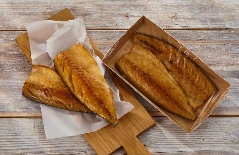 Geräucherte MakrelenStulle mit Rote BeteMash und Apfel