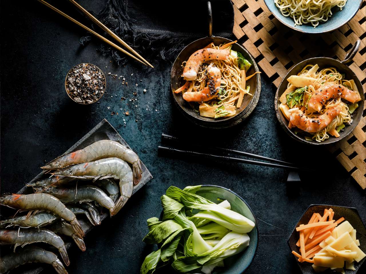 Rezept: Asia-Garnelen-Pfännchen aus dem Raclette
