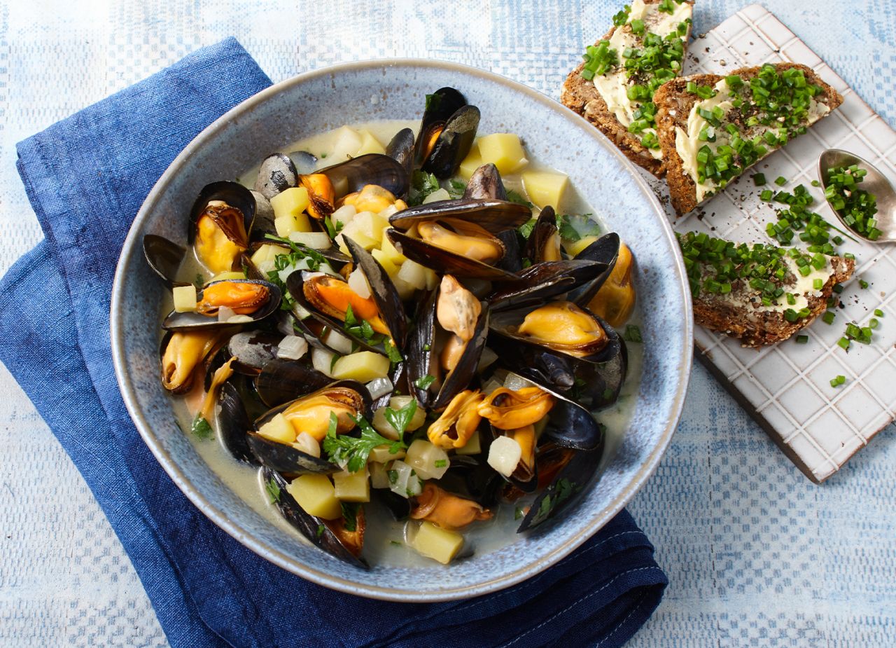 Miesmuscheln Größe Jumbo online kaufen | Deutsche See Shop Miesmuscheln Größe Jumbo online kaufen | Deutsche See Shop