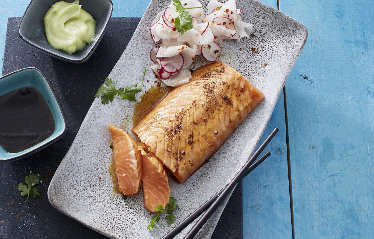 BIO LachsRückenfilet in SashimiQualität online kaufen • Deutsche See Lieferservice