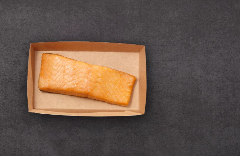 Lachsstremel Rezept, Lachs Teller